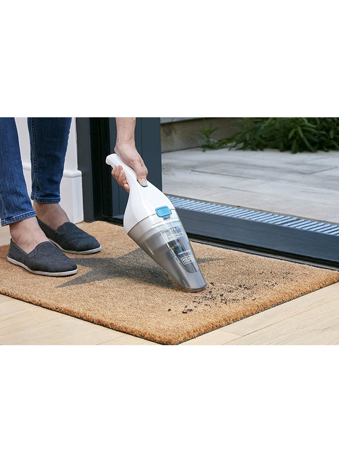 BLACK+DECKER - Cordless Handheld Portable Vacuum Cleaner, 3.6V, Lithium-Ion Battery 1.5Ah, 8AW Suction Power, 325ml Visible Dirt Bowl, Quick and Easy Cleaning, 5.4 W NVC115JL-B5 White/Grey - Image 1