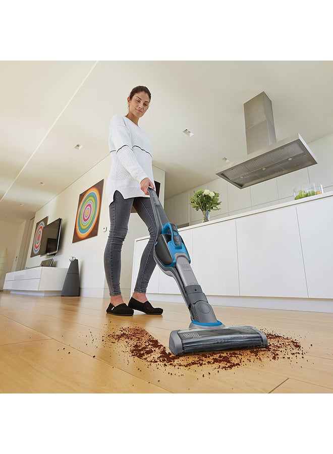 بلاك اند ديكر - مكنسة كهربائية عمودية بتصميم قائم بقدرة 36 وات 500 ml 36 W SVJ520BFS-B5 رمادي/أزرق - Image 1