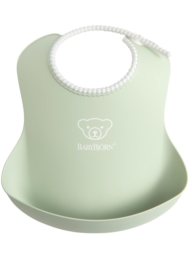 BABYBJORN - Pack Of 2 Small Baby Bib, Powder - Yellow And Powder Green - Image 1
