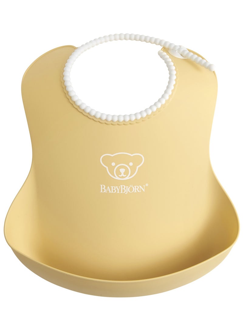 BABYBJORN - Pack Of 2 Small Baby Bib, Powder - Yellow And Powder Green - Image 1