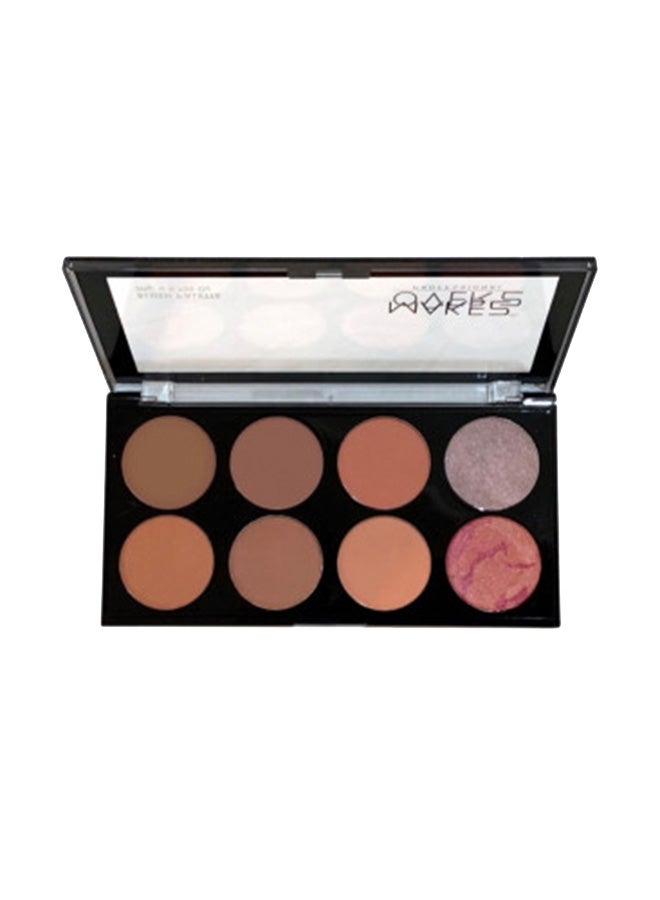 MAKE OVER 22 - Blush Palette Pink/Beige/Brown - Image 1