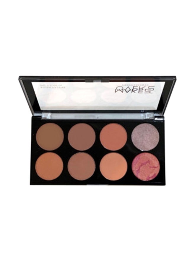 MAKE OVER 22 - Blush Palette Pink/Beige/Brown - Image 1