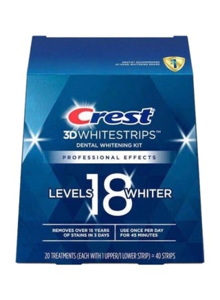 3D Whitestrips Dental Whitening Kit, 20 Treatments (40 Strips) White 13.8x4.6x15cm - pnsku/N37973584A/45/_/1746687697/09a97650-e003-4d83-8a09-301fb4456d9f