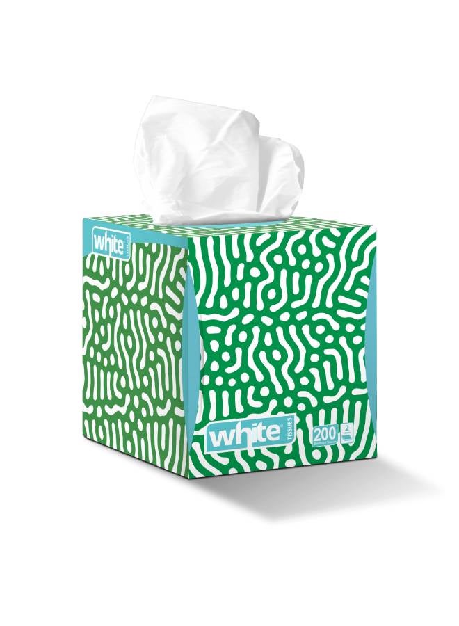 White Cube Play 200m 2-Ply - Single - 36/Carton Multicolour