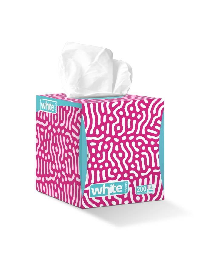 White Cube Play 200m 2-Ply - Single - 36/Carton Multicolour