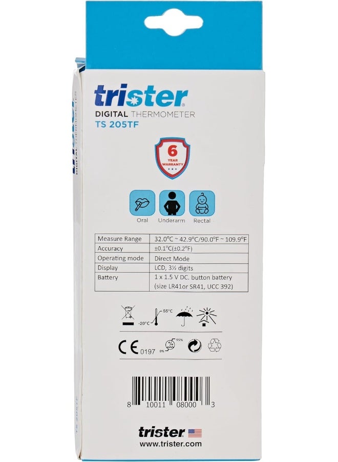 trister Digital Thermometer 20 Sec. Flexi Tip : Ts-205Tf  - Image 3