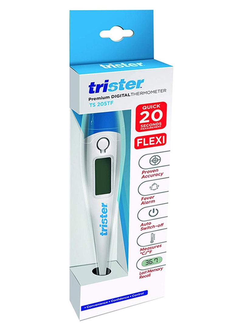 تريستر ميزان قياس حرارة رقمي بطرف مرن 20 ثانية طراز Ts-205Tf - Image 1