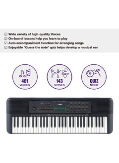 YAMAHA PSR-E273 Portable Keyboard Black  - Image 3