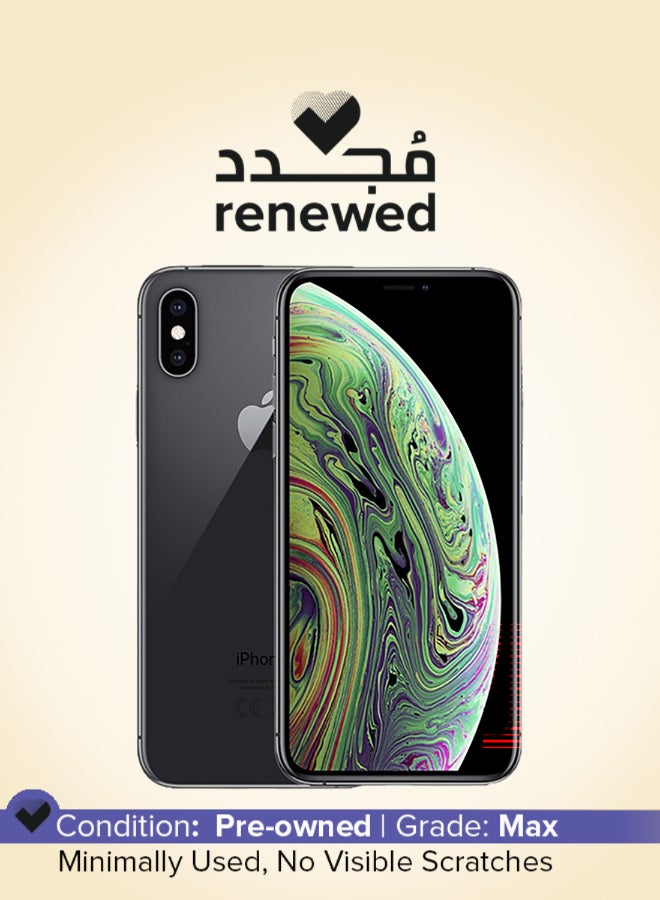 Apple Renewed - iPhone XS Max With FaceTime Space Grey 64GB 4G LTE - Image 1