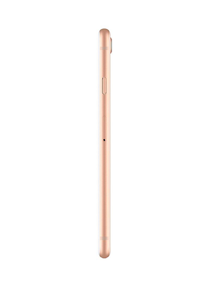 أبل - مُجدد - هاتف آيفون 8 ومزود بذاكرة داخلية سعة 64 جيجابايت ويدعم تقنية 4G LTE مع تطبيق فيس تايم، لون ذهبي - Image 1