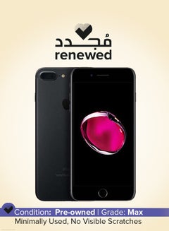 Renewed - iPhone 7 Plus 128GB Black 4G With Facetime - International Version