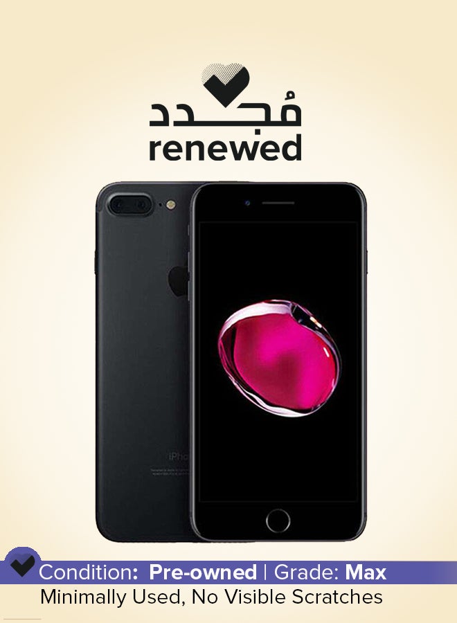 Apple - Renewed - iPhone 7 Plus 128GB Black 4G With Facetime - International Version - Image 1