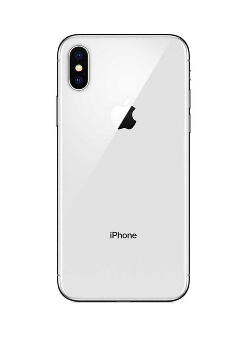 Apple - Renewed - iPhone X 256GB Silver 4G With Facetime - International Version - Image 1