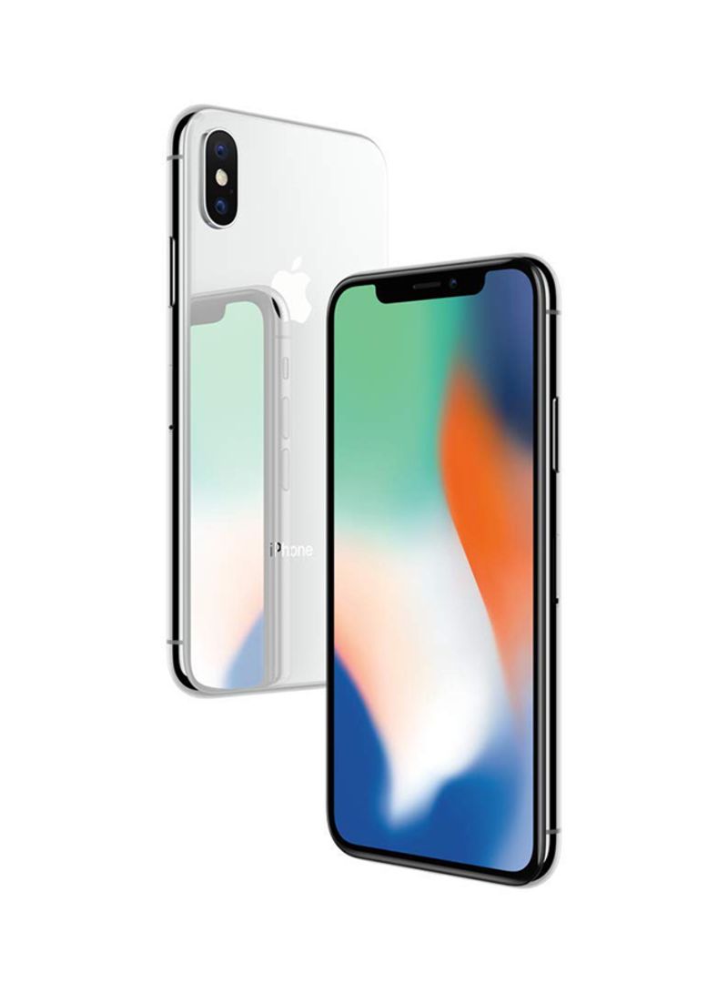 Apple - Renewed - iPhone X 256GB Silver 4G With Facetime - International Version - Image 1