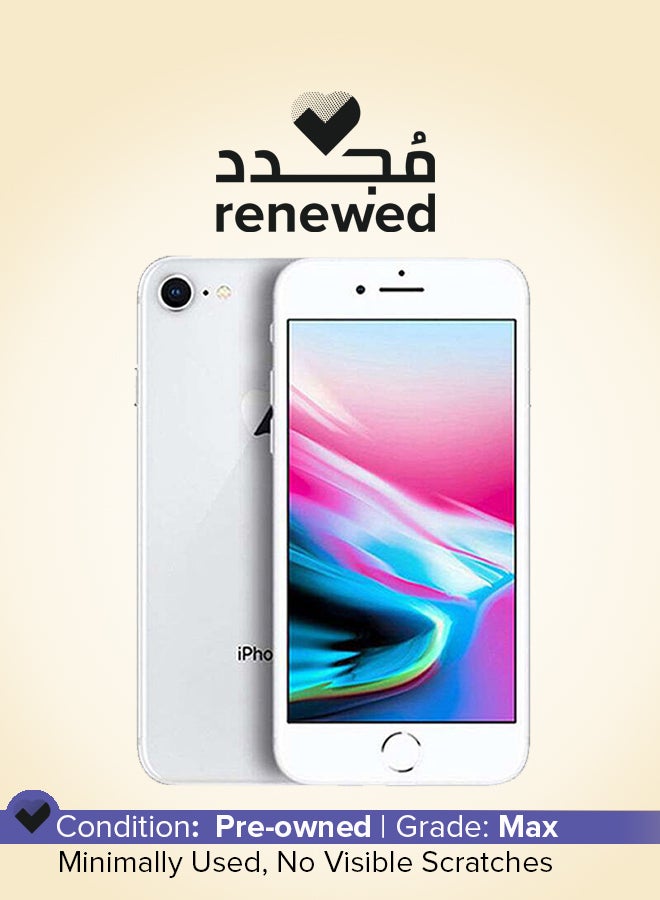 Apple Renewed - iPhone 8 64GB Silver 4G With Facetime - Image 1