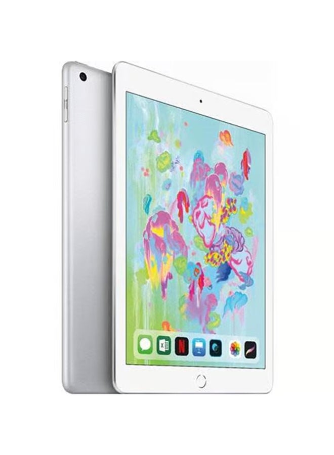 Apple - Renewed - iPad 2018 (6th Gen) 9.7inch 32GB Wi-Fi Silver With FaceTime - Image 1