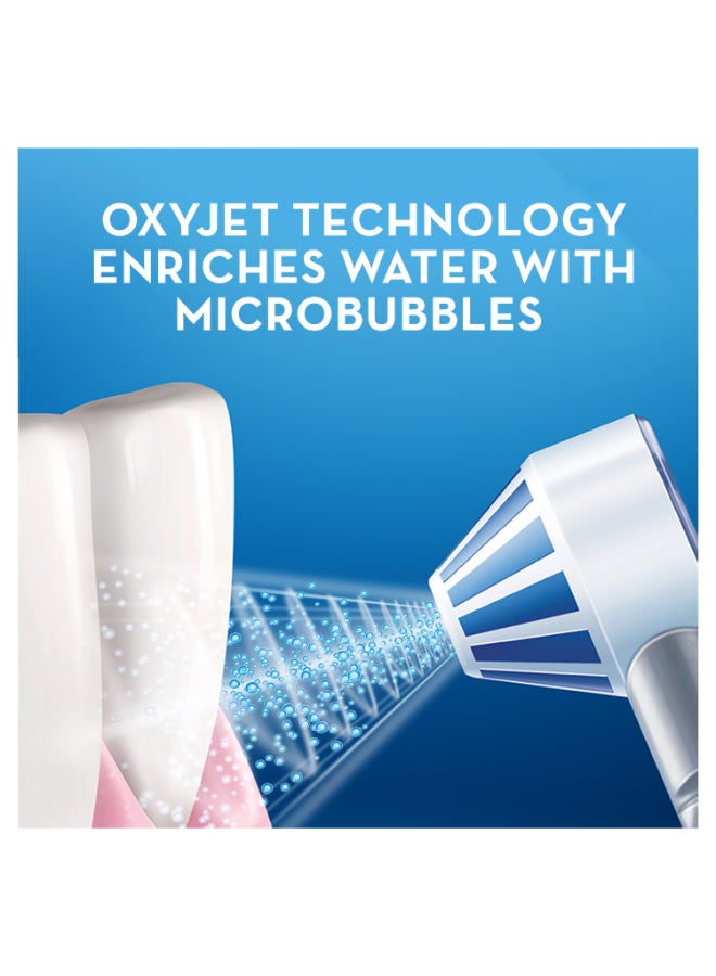 Oral-B Water Flosser 4, with OxyJet Cleaning Technology, 4 Cleaning Modes, Portable Irrigator, Pack of 1 White - Image 2