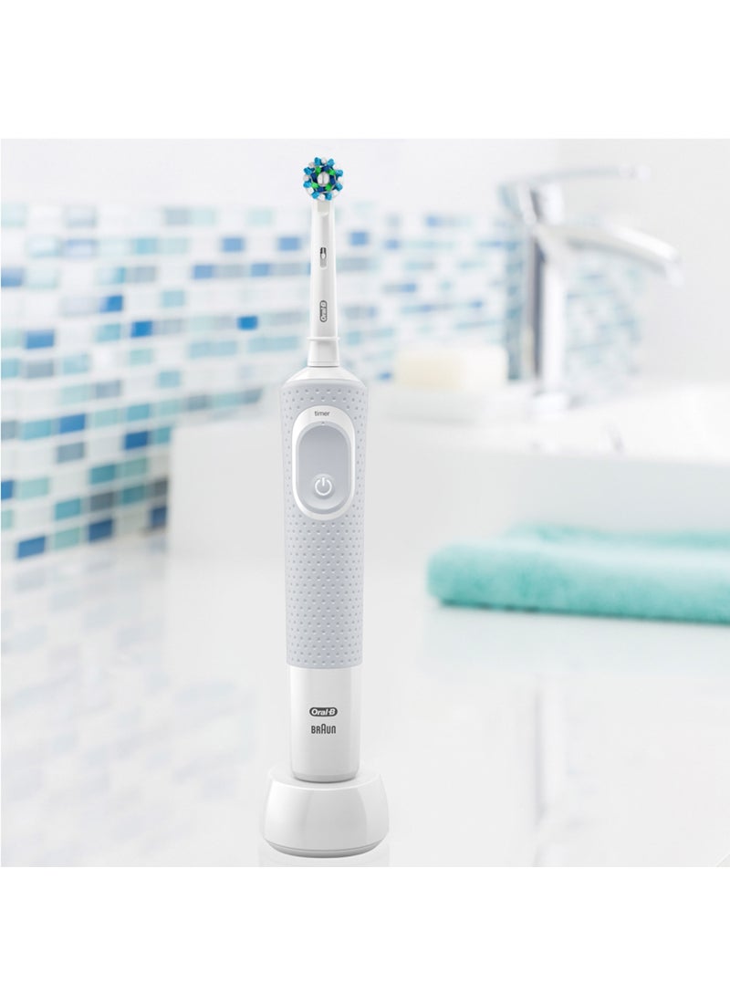 Oral-B Vitality 100 Cross Action Rechargeablre Toothbrush White - Image 3