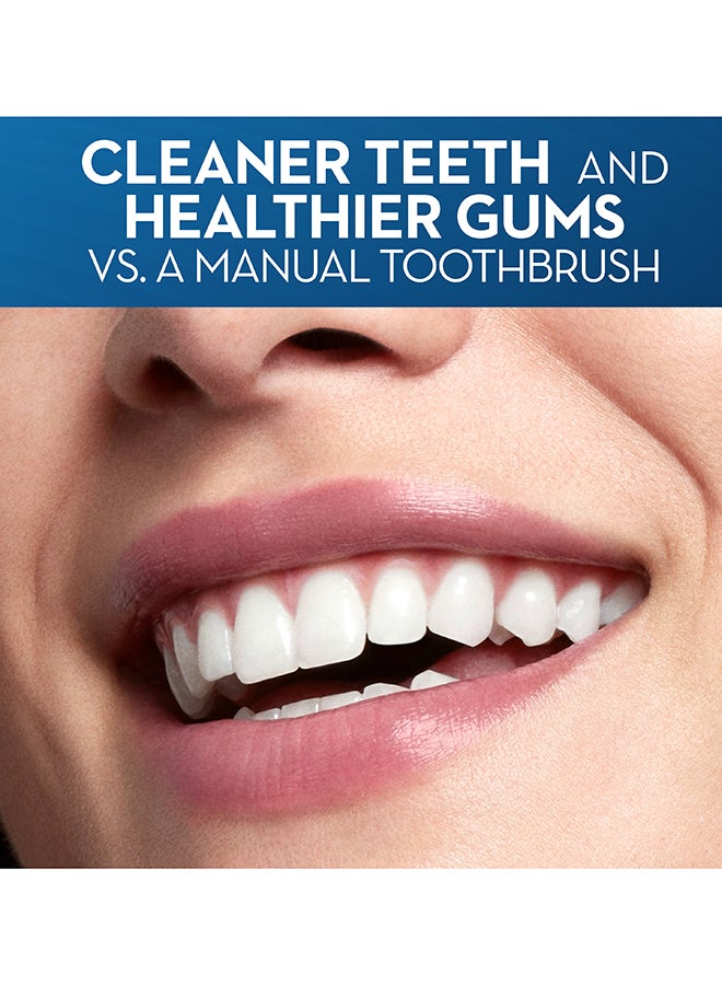 أورال بي فرشاة أسنان فايتليتي 100 سينسي ألتراثين قابلة لإعادة الشحن بشكل البتلة أبيض - Image 5