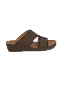 Baldinini Leather Slip-on Arabic Sandals Dark Brown  - Image 1