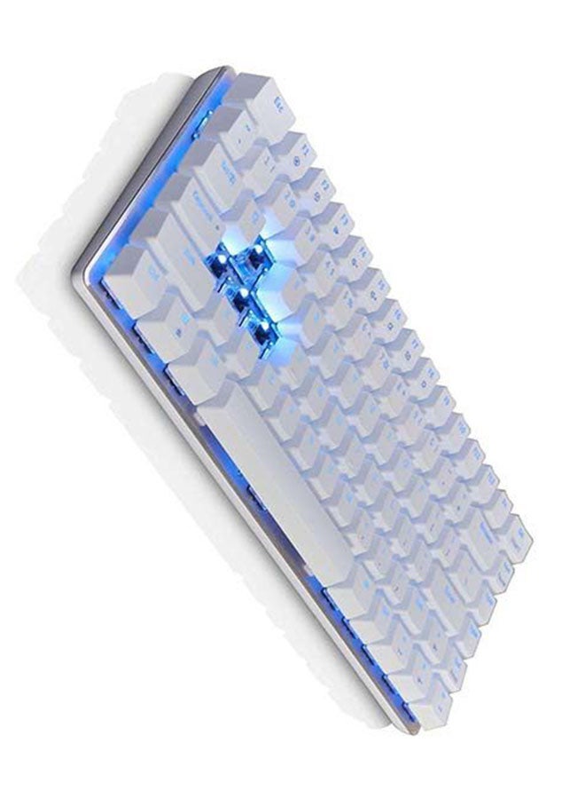 Ajazz - AK33 Gaming 82 keys Mechanical keyboard, Blue backlit Wired keys Computer keyboard for PC Laptop gaming(Blue Switch) - Image 1
