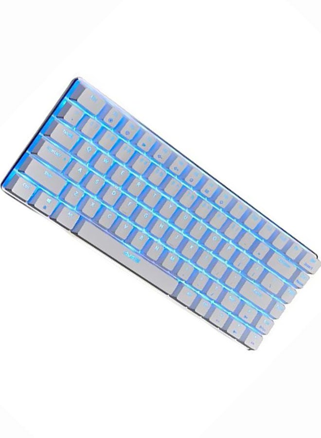 Ajazz - AK33 Gaming 82 keys Mechanical keyboard, Blue backlit Wired keys Computer keyboard for PC Laptop gaming(Blue Switch) - Image 1