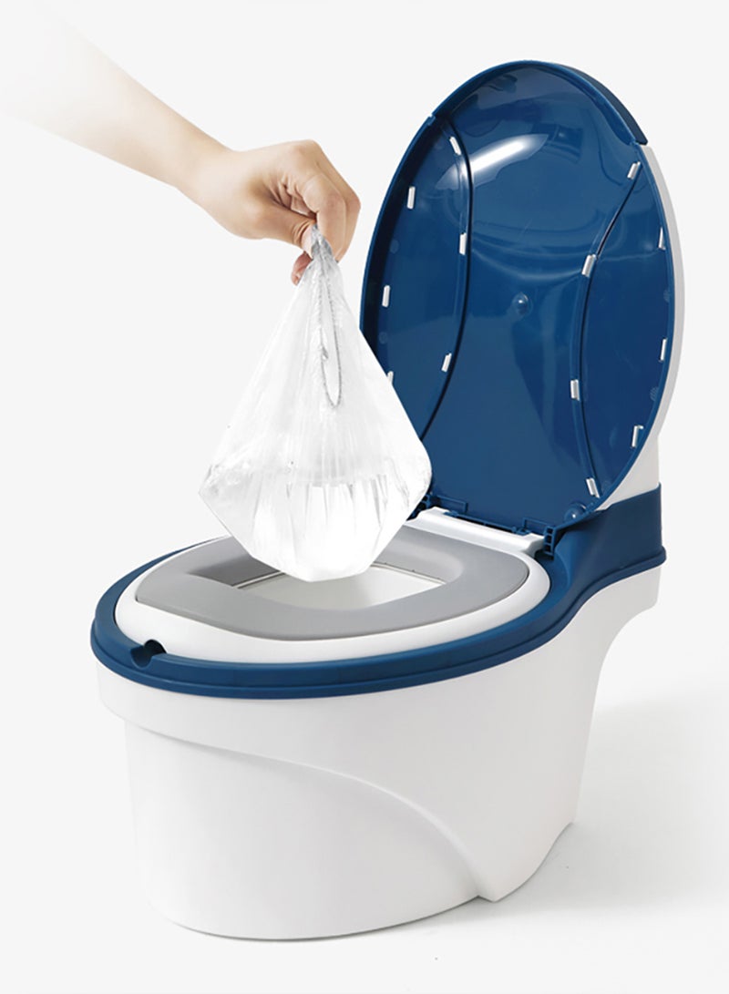 Potty Training Seat With Pee Guard And Removable Bowl - Blue