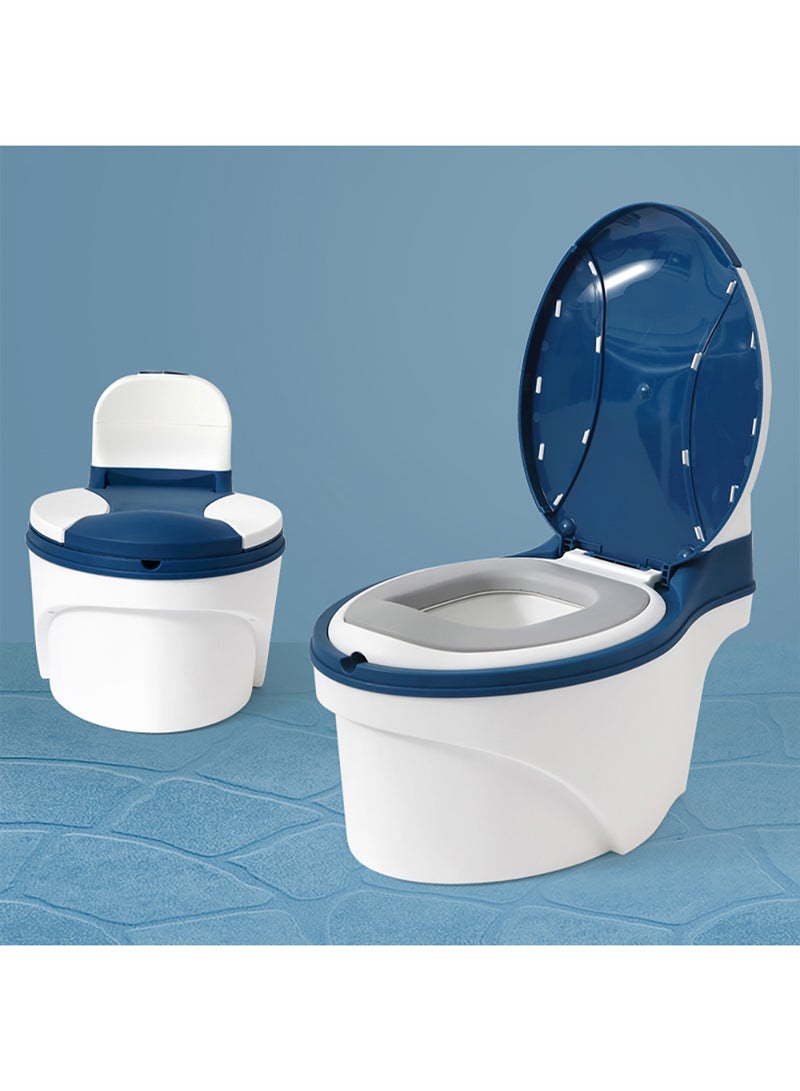 Eazy Kids Potty Training Seat With Pee Guard And Removable Bowl - Blue  - Image 5