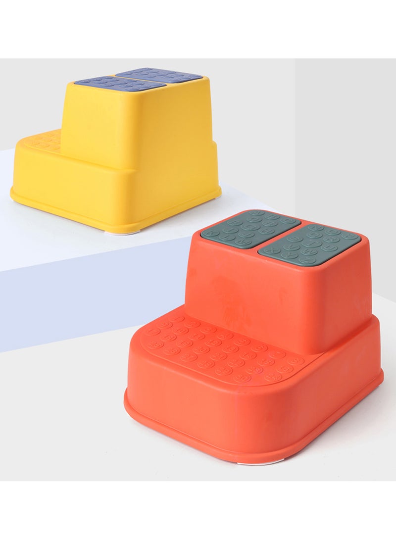 Eazy Kids Step Stool Great For Potty Training - Orange  - Image 2