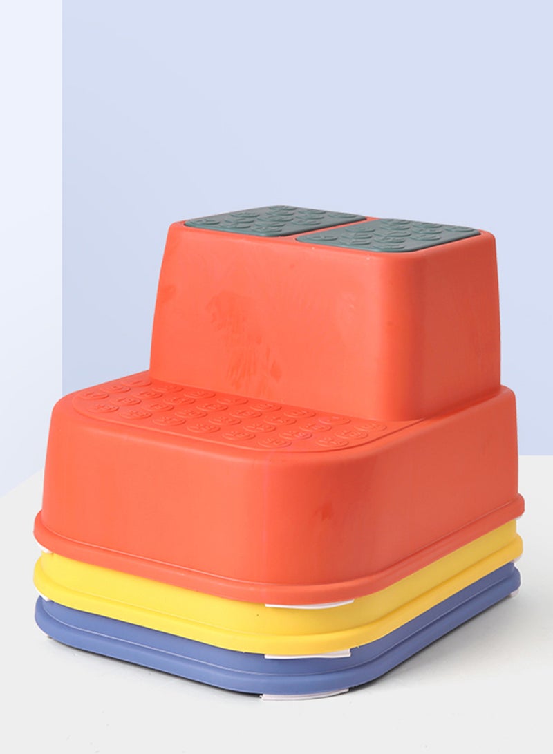 Eazy Kids Step Stool Great For Potty Training - Orange  - Image 3