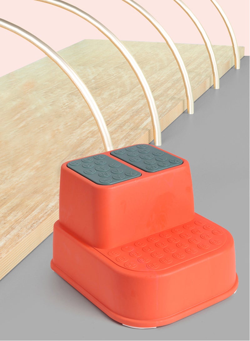 Eazy Kids Step Stool Great For Potty Training - Orange  - Image 4