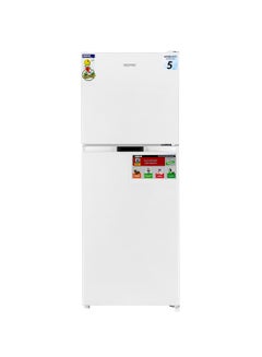 270L Gross/ 200L Net Capacity No Frost Double Door Refrigerator| With Multi Air Flow, Refrigerator Crisper Box, Big Vegetable Box, Grip Handle Glass Shelves, Chrome Bottle Handle & Chiller Shelves, Transparent Door Basket GRF2708WPN White