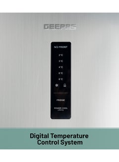 جيباس ثلاجة ببابين سعة 500 لتراً GRF5109SXHN فضي  - Image 4