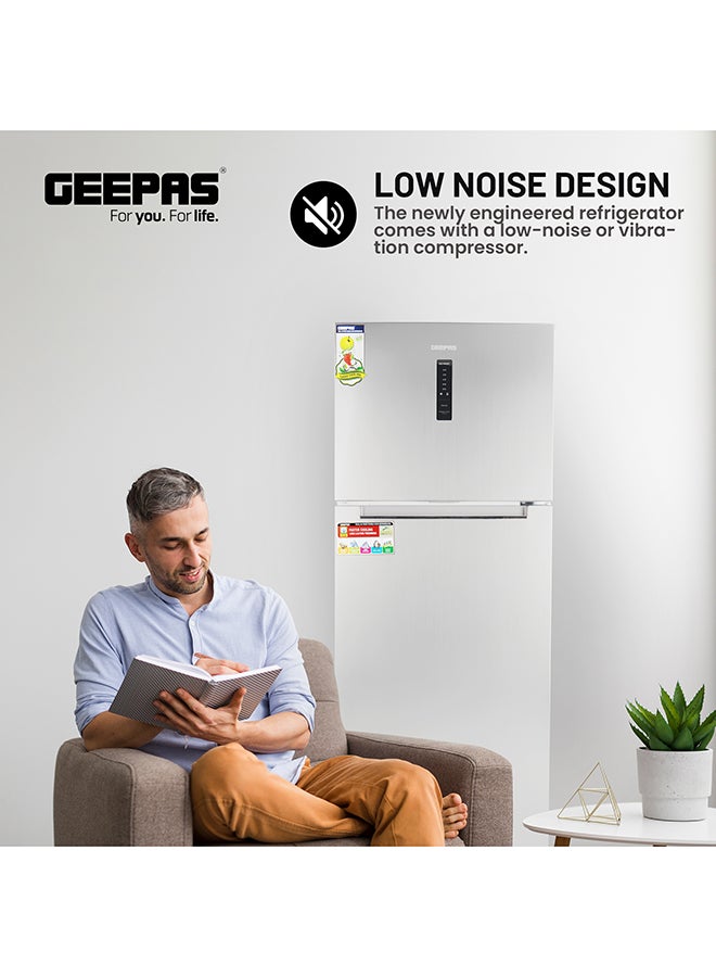 جيباس - ثلاجة ببابين سعة 500 لتراً GRF5109SXHN فضي - Image 1