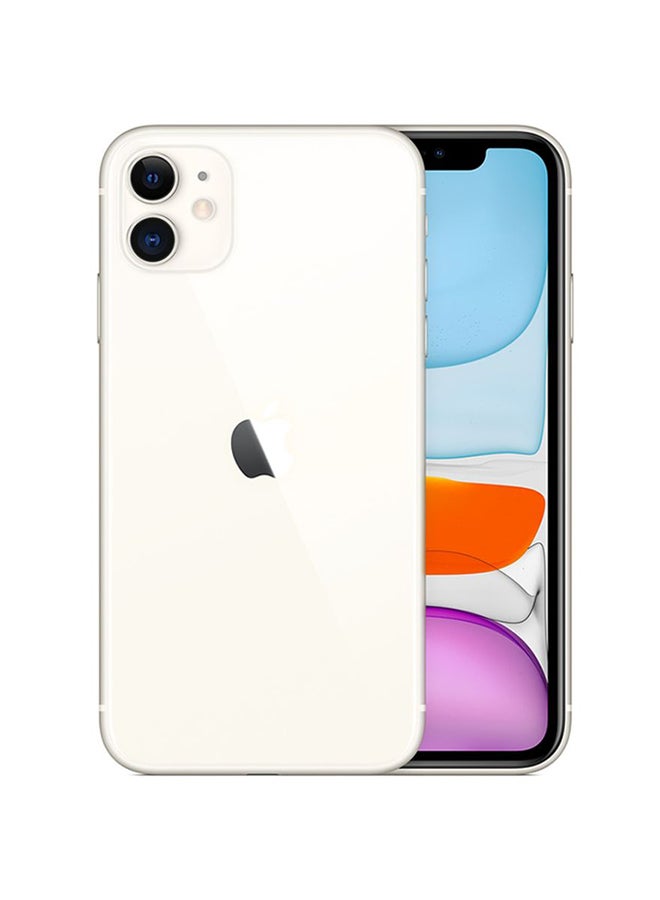 Apple - Renewed - iPhone 11 64GB White 4G With Facetime - International Version - Image 1