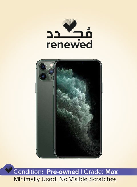 Renewed - iPhone 11 Pro 64GB Midnight Green 4G With Facetime - International Version