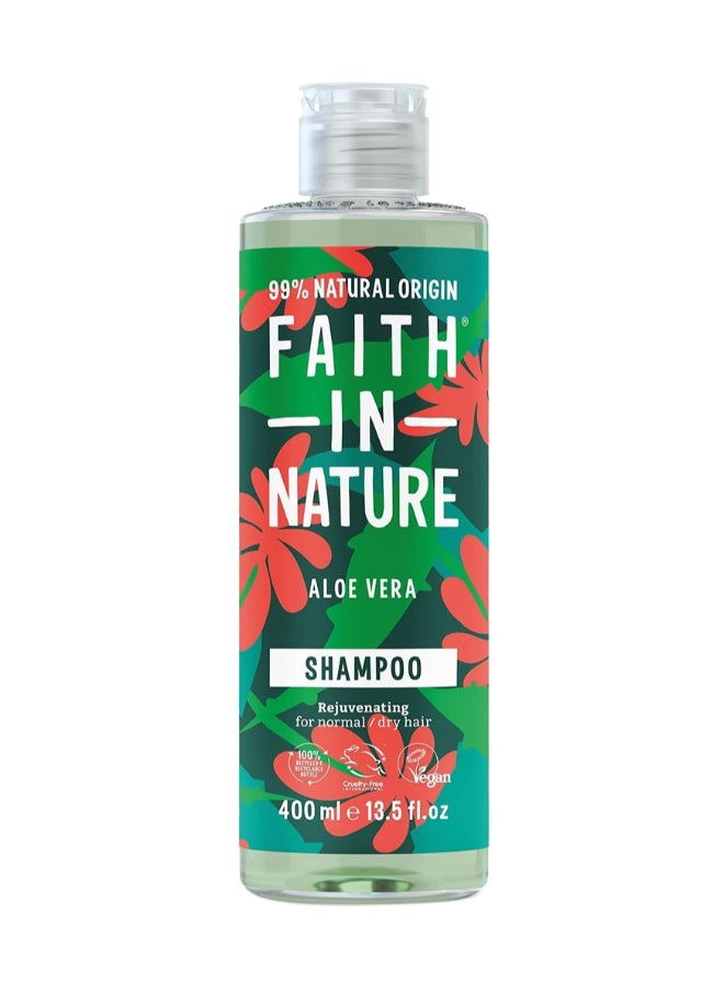 Faith in Nature Faith In Nature Aloe Vera Shampoo, Rejuvenating For Normal/Dry Hair, 99% Natural Origin, No Sls Or Parabens 400ml  - Image 1