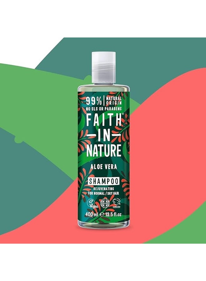Faith in Nature Faith In Nature Aloe Vera Shampoo, Rejuvenating For Normal/Dry Hair, 99% Natural Origin, No Sls Or Parabens 400ml  - Image 4
