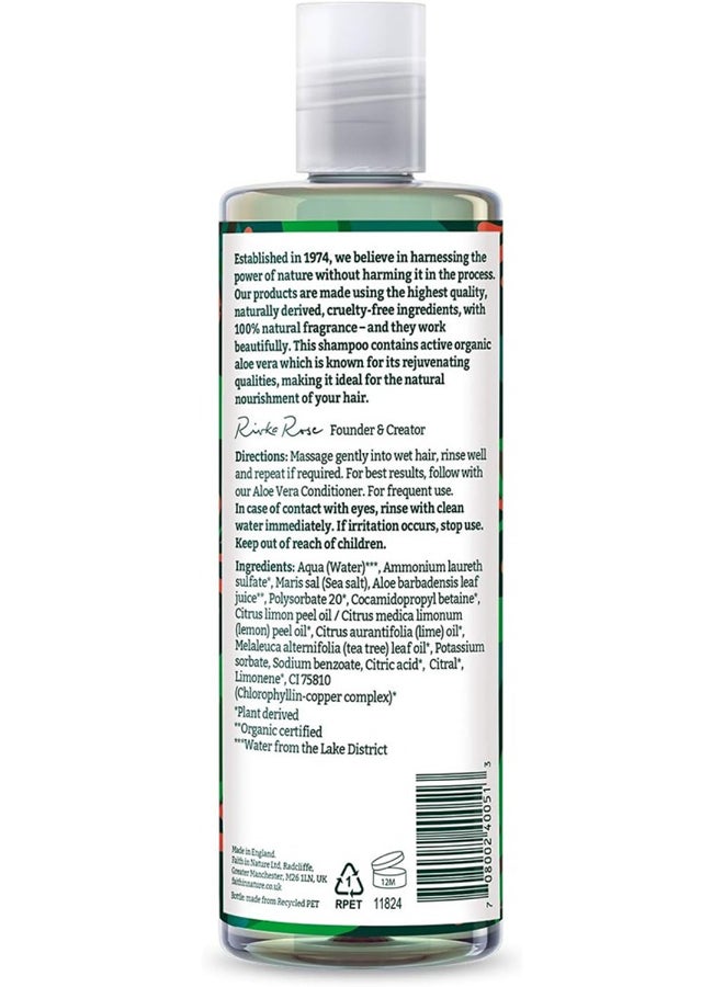 Faith in Nature Faith In Nature Aloe Vera Shampoo, Rejuvenating For Normal/Dry Hair, 99% Natural Origin, No Sls Or Parabens 400ml  - Image 3