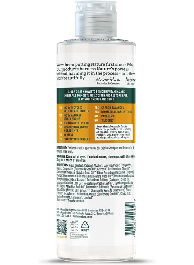 Faith in Nature Faith In Nature Smoothing Conditioner, Infused With Jojoba, Healthy Hair & Scalp, 400Ml 400ml  - Image 2