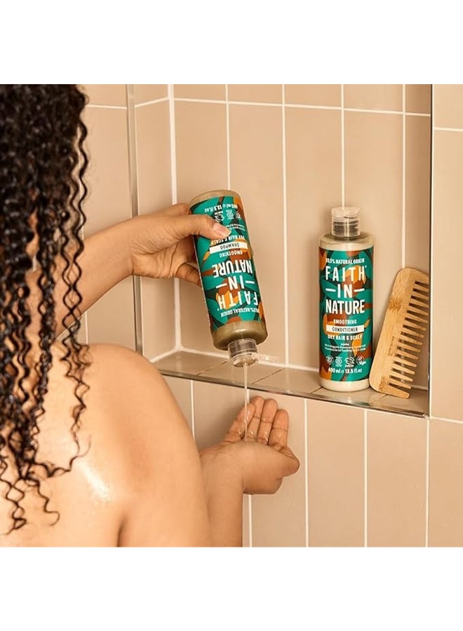 Faith in Nature Faith In Nature Smoothing Conditioner, Infused With Jojoba, Healthy Hair & Scalp, 400Ml 400ml  - Image 5