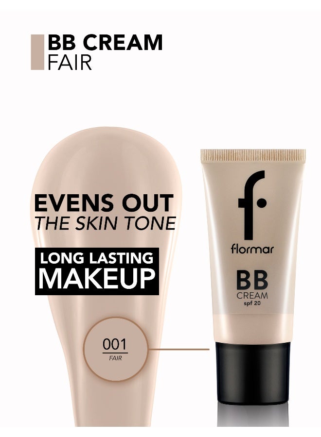 flormar BB Cream – BB01 Fair – Lightweight BB Formula, Buildable Coverage, Soft Natural Finish 01 Fair - Image 4