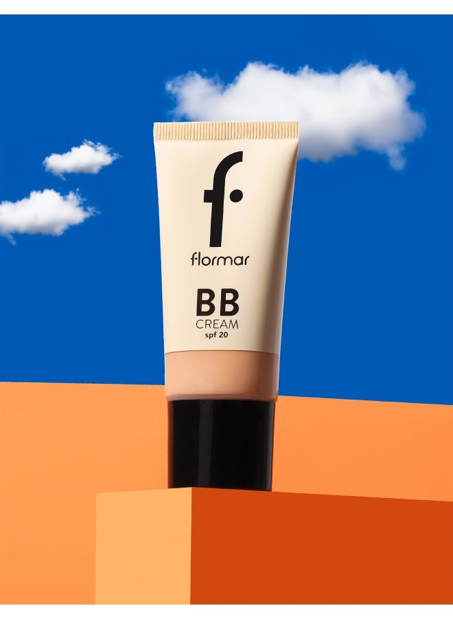 flormar BB Cream – BB01 Fair – Lightweight BB Formula, Buildable Coverage, Soft Natural Finish 01 Fair - Image 5