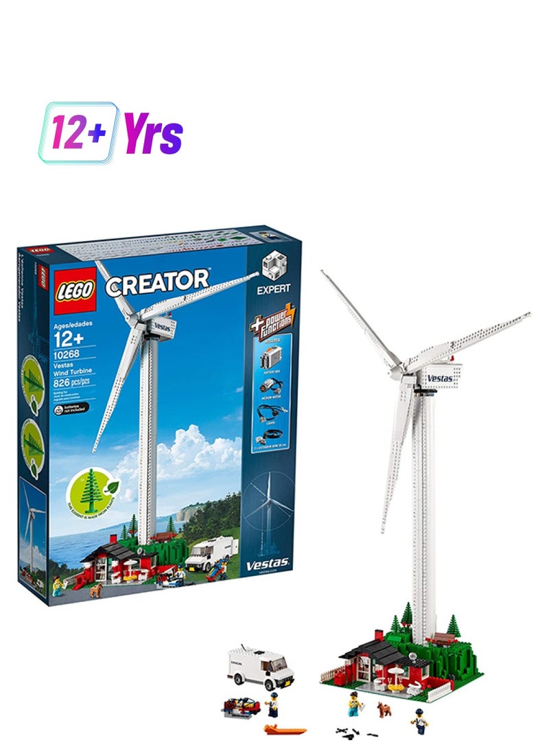 LEGO 10268 826-Piece Creator Expert Vestas Wind Turbine Building Set 10268 826 12+ Years  - Image 1