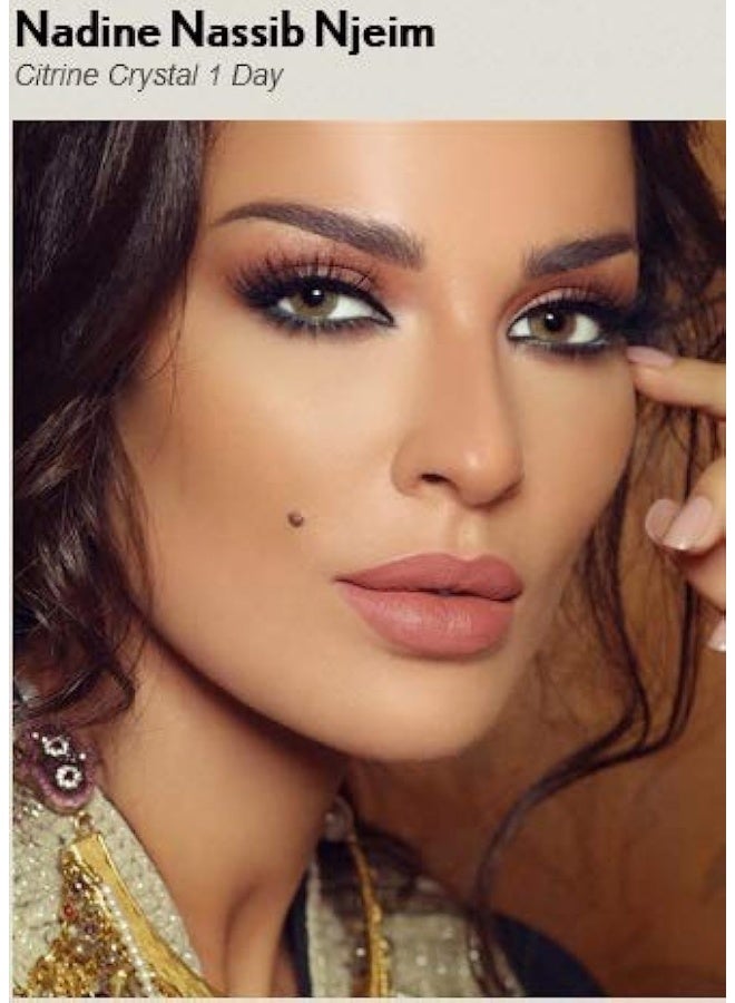 Bella Citrine Crystal Daily Contact Lenses BDCCPL - Image 3