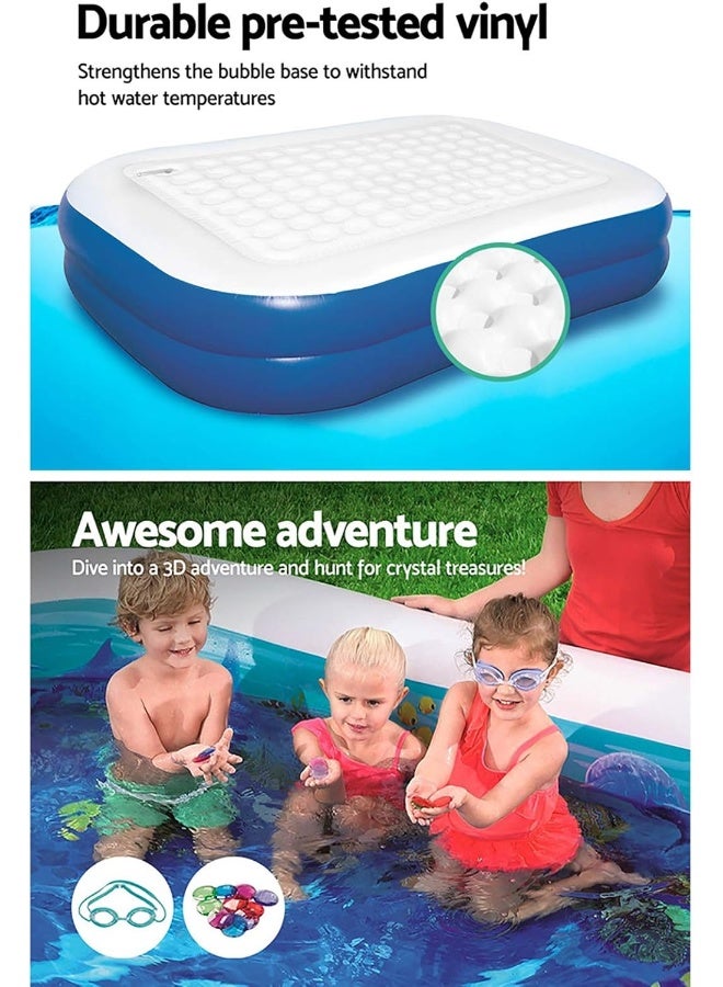 Bestway 3D Undersea Adventure Inflatable Play Pool 262x175x51cm  - Image 4