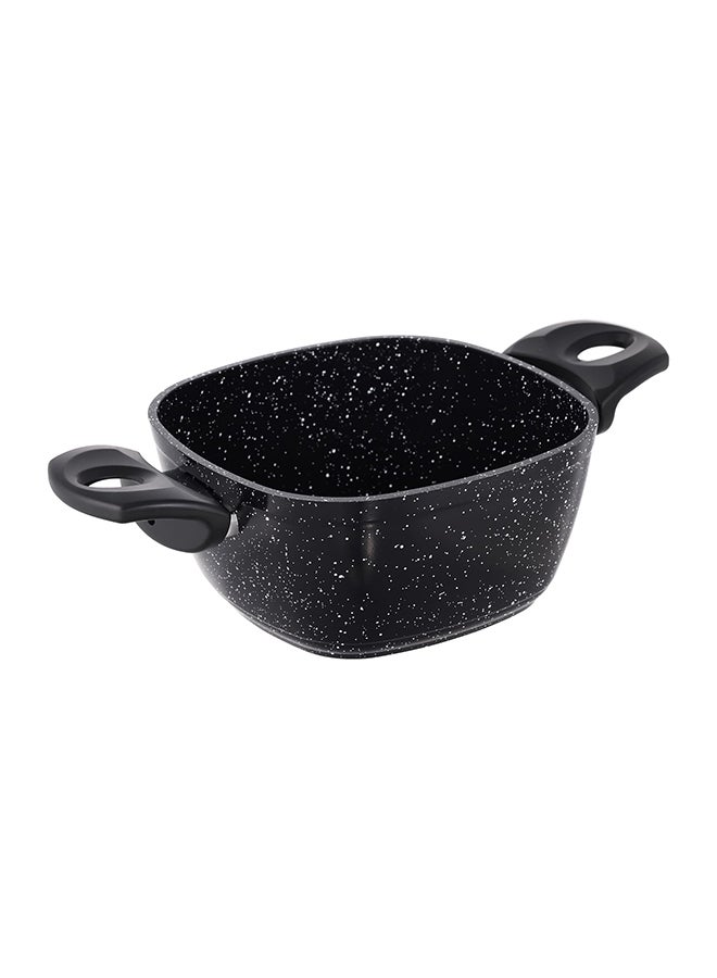 توب شيف إناء طهي مربع مع غطاء أسود 24سم - Image 4