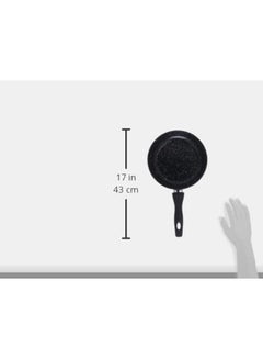 Top Chef Round Shape Frying Pan Black 22cm  - Image 4