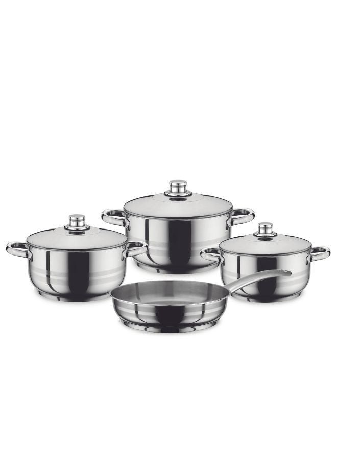 Prestige - Prestige Stainless Steel 12 Piece Cookware Set Stainless Steel - Image 1