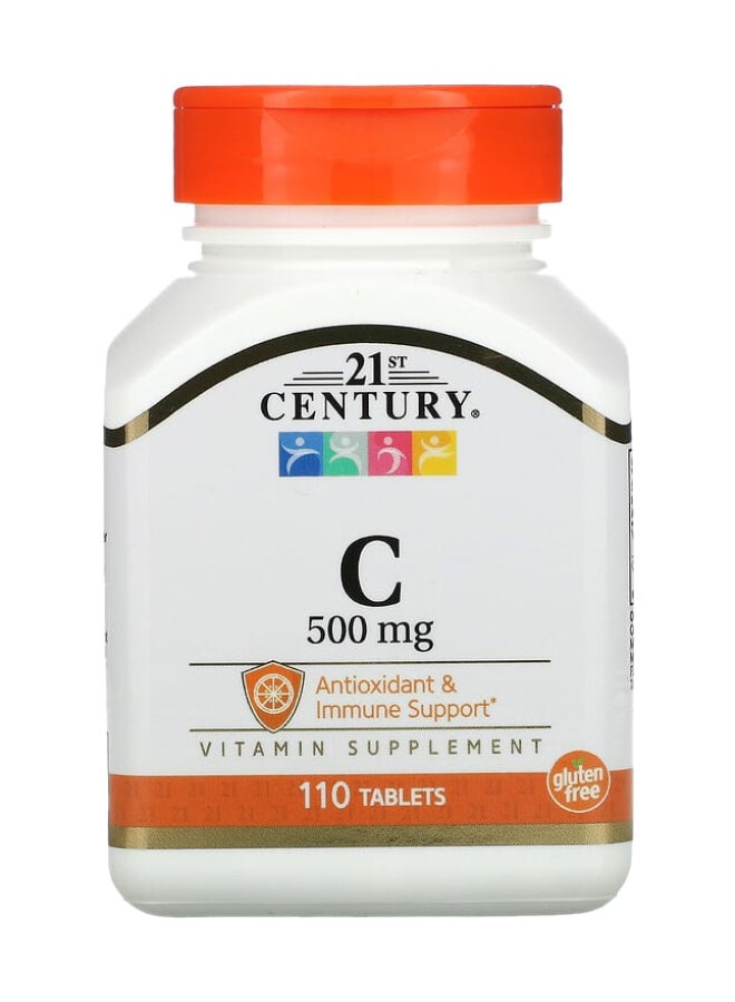 21st Century C Antioxidant And Immune Support  500 Mg, 110 Tablets - Image 1